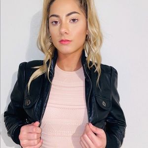 Leather jacket